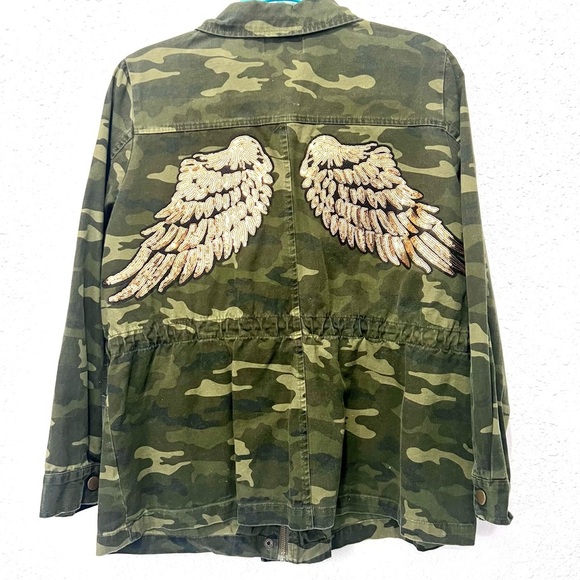 Signature Studio Green Utility Jacket Classic Design Large - Picture 2 of 9